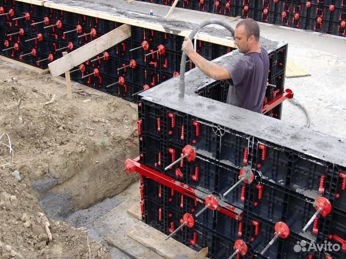 Аренда пластиковой опалубки