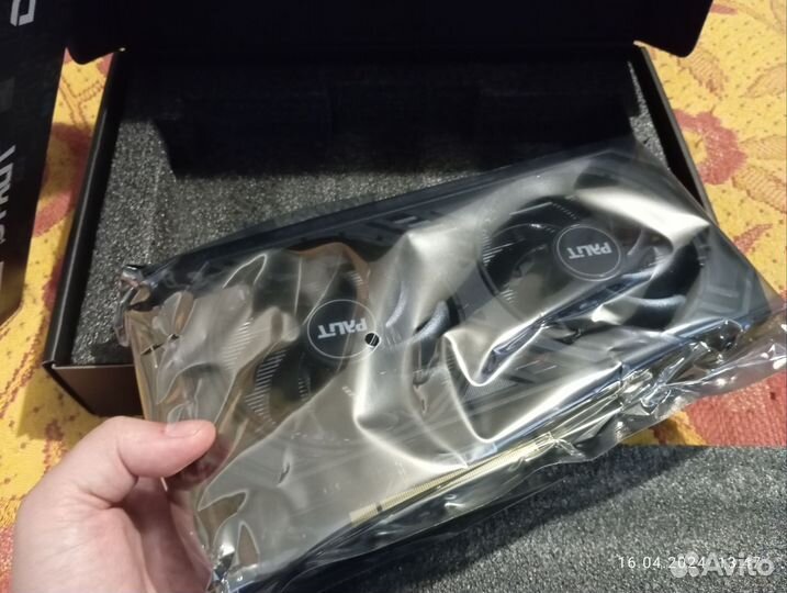 Видеокарта palit geforce rtx4060 dual(новая)резерв