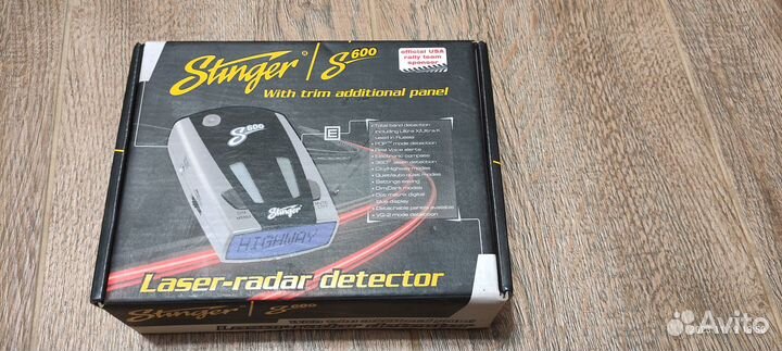Радар детектор stinger S600