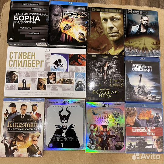 Коллекция Blue-Ray фильмов лицензия