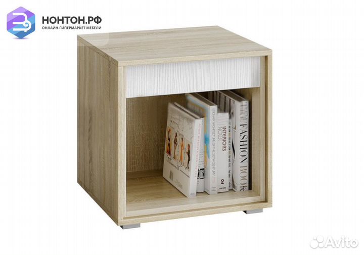 Комплект прикроватых тумб Фортуна белый глянец