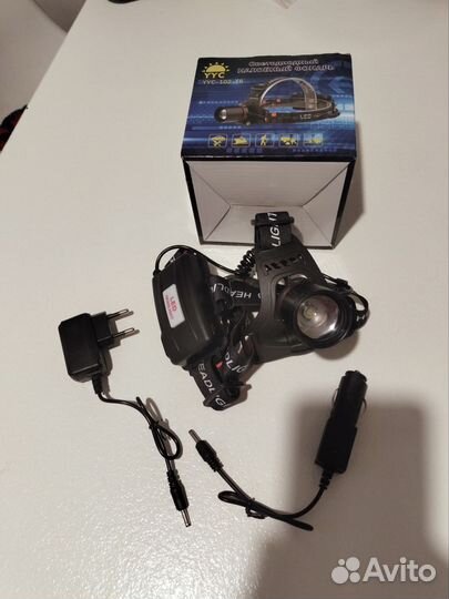 Мощный налобный фонарь