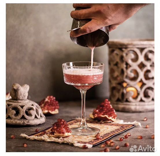 Бокал шампан-блюдце