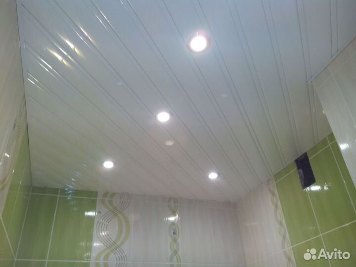 Реечные потолки. Комплект 1,5*1,0. Белый глянец