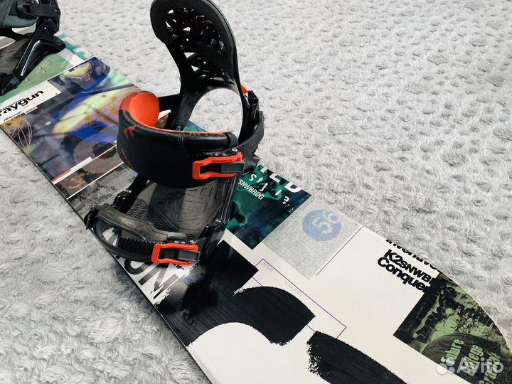 Сноуборд 156 рокер комплект + крепления