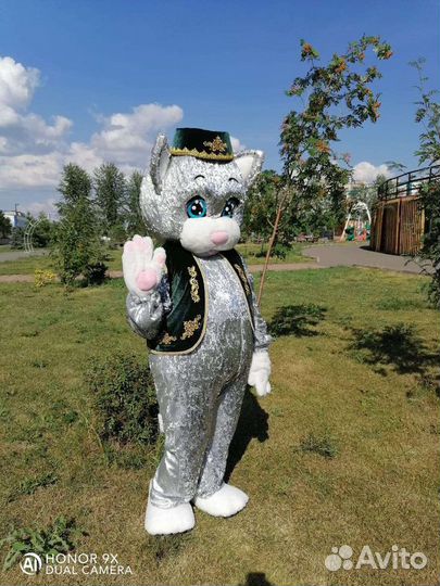 Ростовая кукла Кот Котик Серебро и одежда