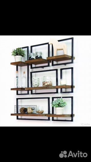 Полка настенная лофт