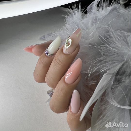 Наращивание/гель лак ногтей