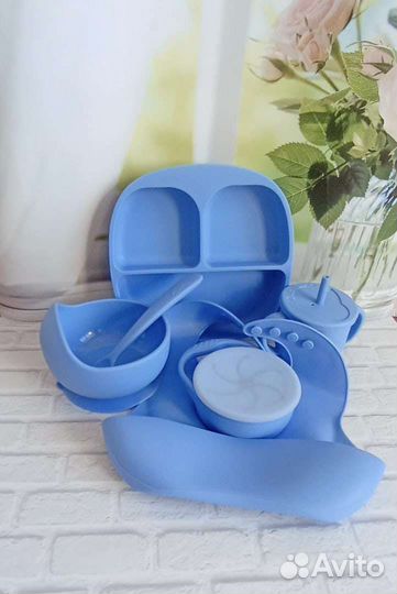 Детская посуда для кормления силиконовая
