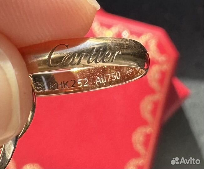 Кольцо Cartier Trinity женское оригинал