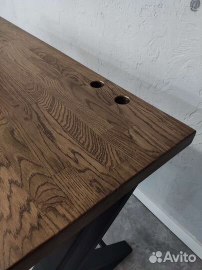 Компьютерный стол, игровой стол, массив лофт