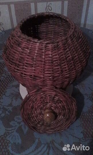 Бочонок плетённый