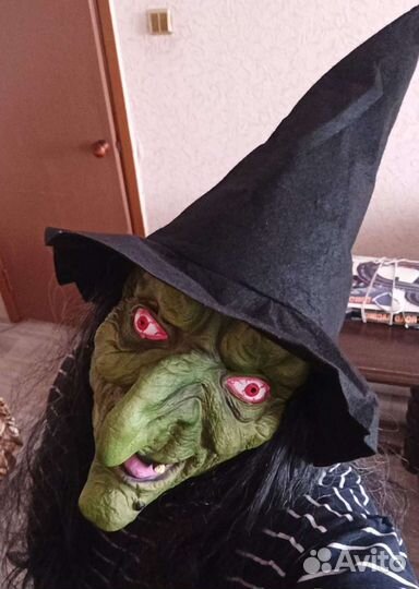 Маска латекс карнавал, зомби