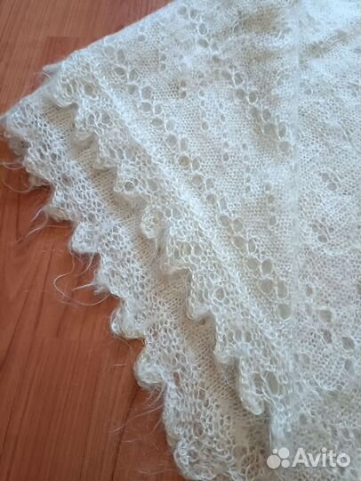 Пуховый платок паутинка шаль СССР винтаж