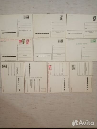 Открытки СССР чистые