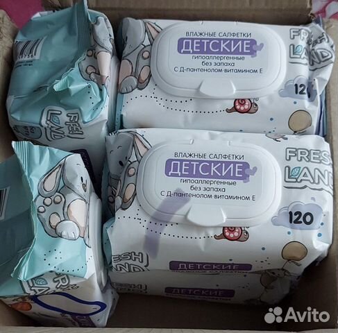 Влажные салфетки детские