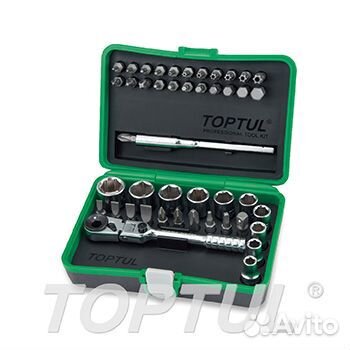 Gadw4501 Набор инстр. mini 1/4'' 45 пр. toptul