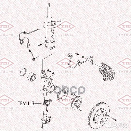 Опора шаровая hyundai/KIA I30/ceed/cerato 06- л