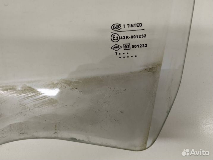 Стекло двери передней левой Renault Logan 1 2005-2