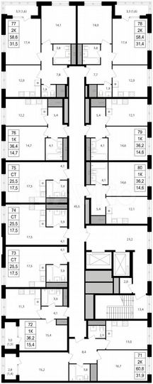 1-к. квартира, 36,3 м², 9/18 эт.