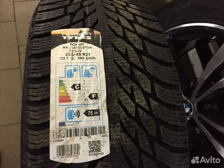 R21 Nokian Tyres Hakkapeliitta R3 SUV 285/45, PCD 5x112 DIA 66.6