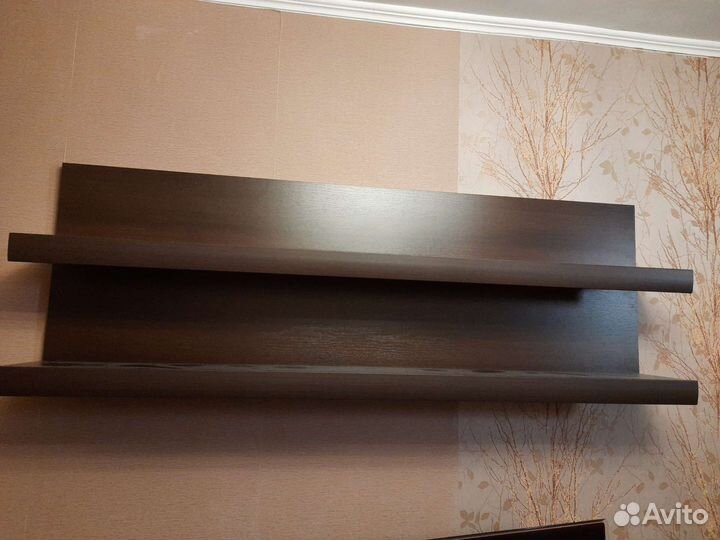 Тумба под телевизор + подвесная полка Лазурит