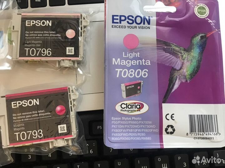 Картридж Epson magenta Эпсон маджента