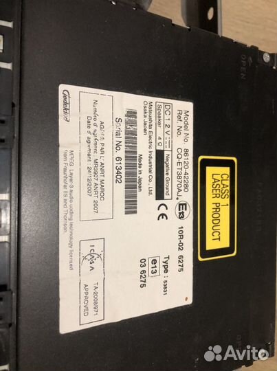 Штатная магнитола Toyota Rav4 (2006-2012)