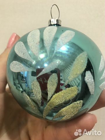 Ёлочная игрушка СССР «шар»