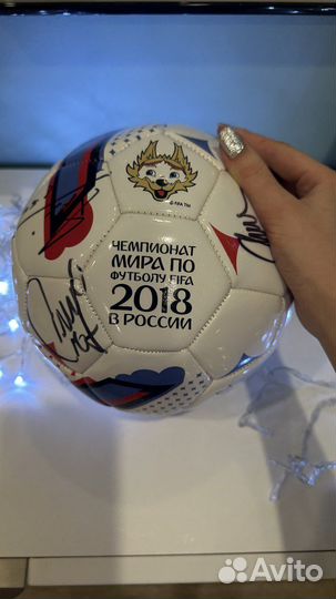 Мяч с автографами сборной Аргентины на чм 2018