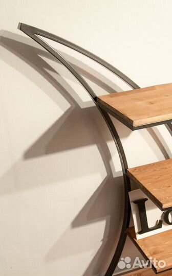 Стеллаж Парус от Loft&Сталь 1800х800х300мм