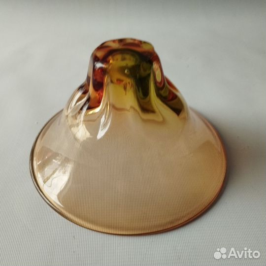 Ваза и кружка. Карамельное стекло. Винтаж