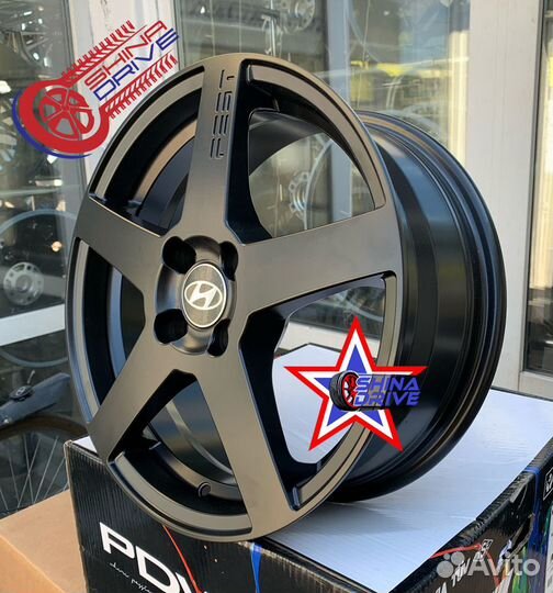 Диски Hyundai R16 4x100 Black Matt