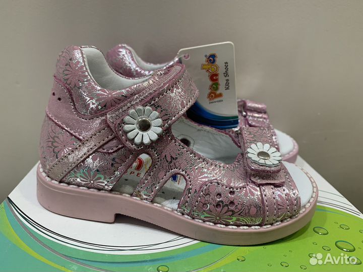 Новые кожаные сандалии Panda 21 Турция