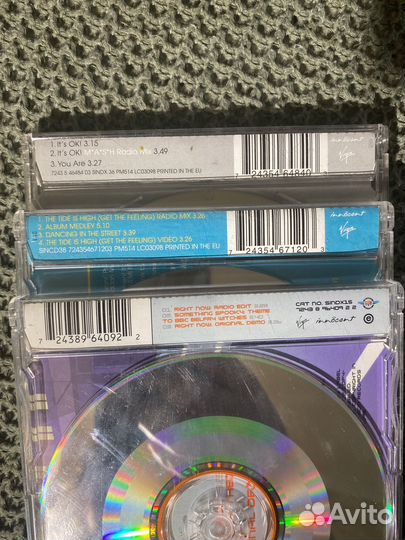Atomic Kitten cd singles фирменные