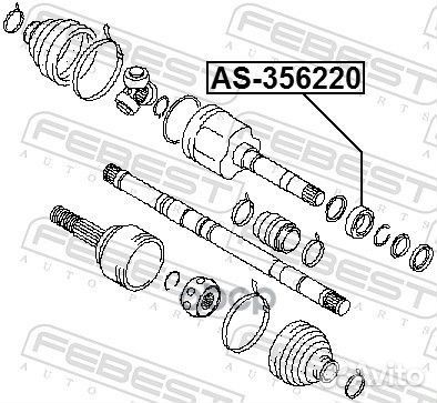 Подшипник приводного вала nissan Qashqai/X-Trai