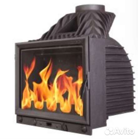 Каминная топка чугунная