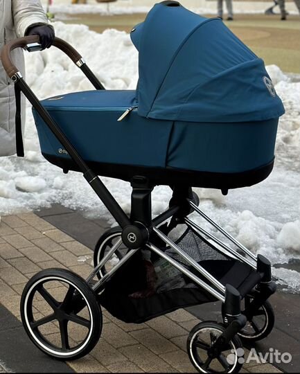 Люлька на коляску cybex Priam 4 mountain blue