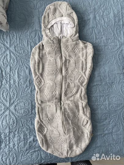 Вязаный конверт на выписку и прогулок