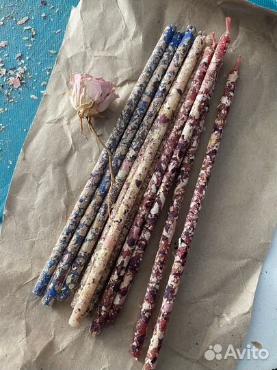 Свечи восковые медовые