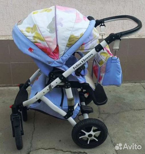 Детская коляска 2 в 1 Jetem Felisa flowers