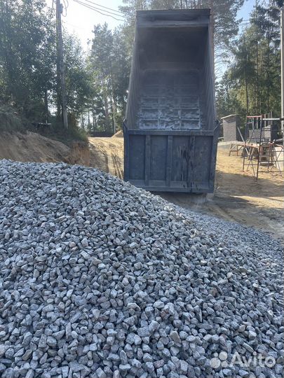 Щебень, щпс, песок