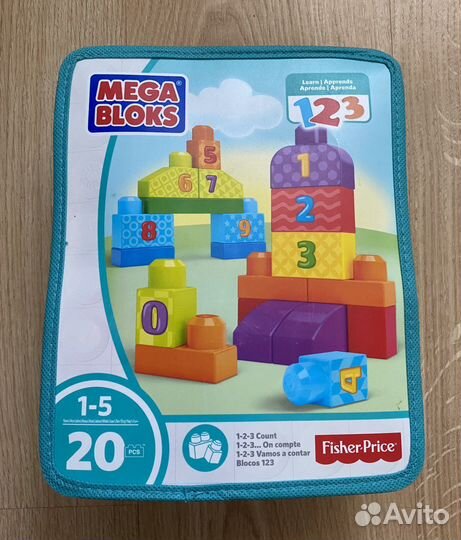 Детские кубики + блоки-конструктор