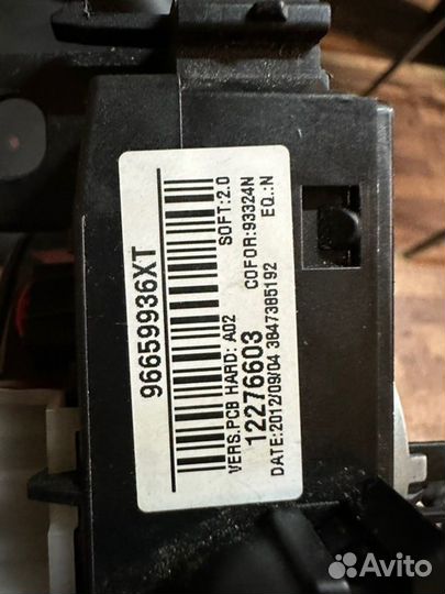 Подрулевые переключатели Peugeot 408 EP6 2012