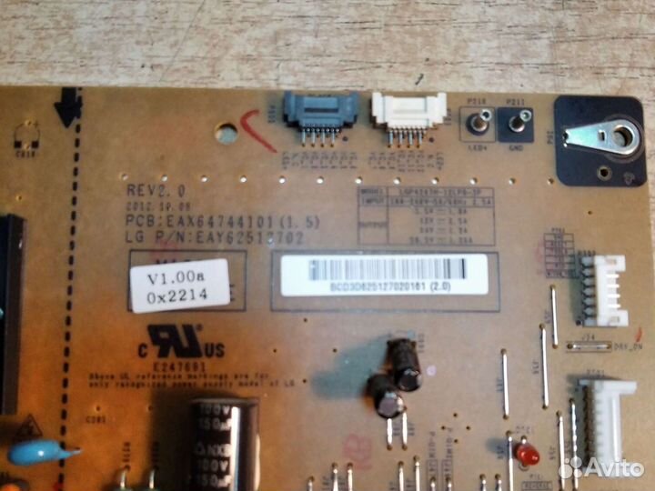 Блоки питания для телевизора lg