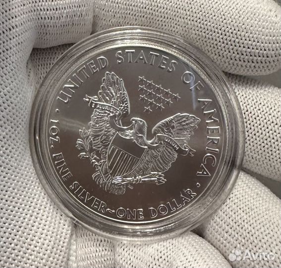 Доллар США 2012, Шагающая Свобода, 1 oz Ag999