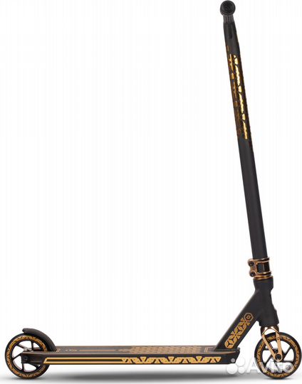 Самокат skip Pull2 (2023) черно-золотой Adl502