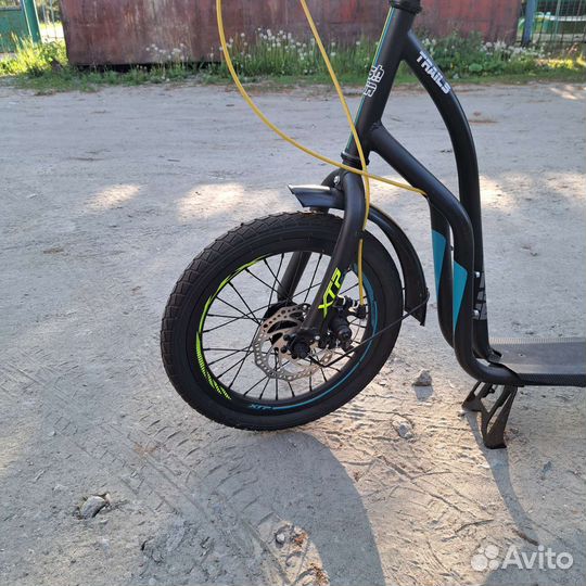 Самокат с большими колесами