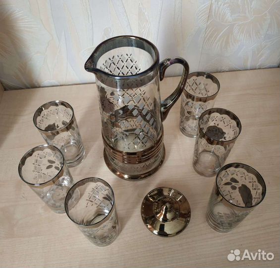 Графин СССР и стаканчики