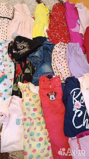 Вещи пакетом на девочку